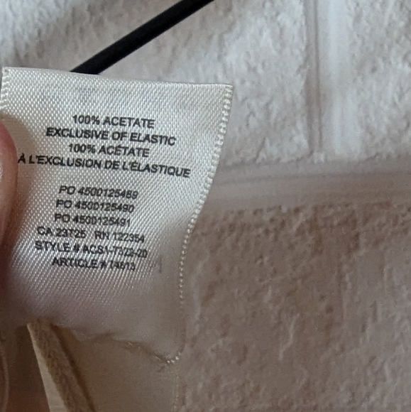 Babaton Aritzia Cream Crepe Silk A Line Mini Skirt - Picture 5 of 5